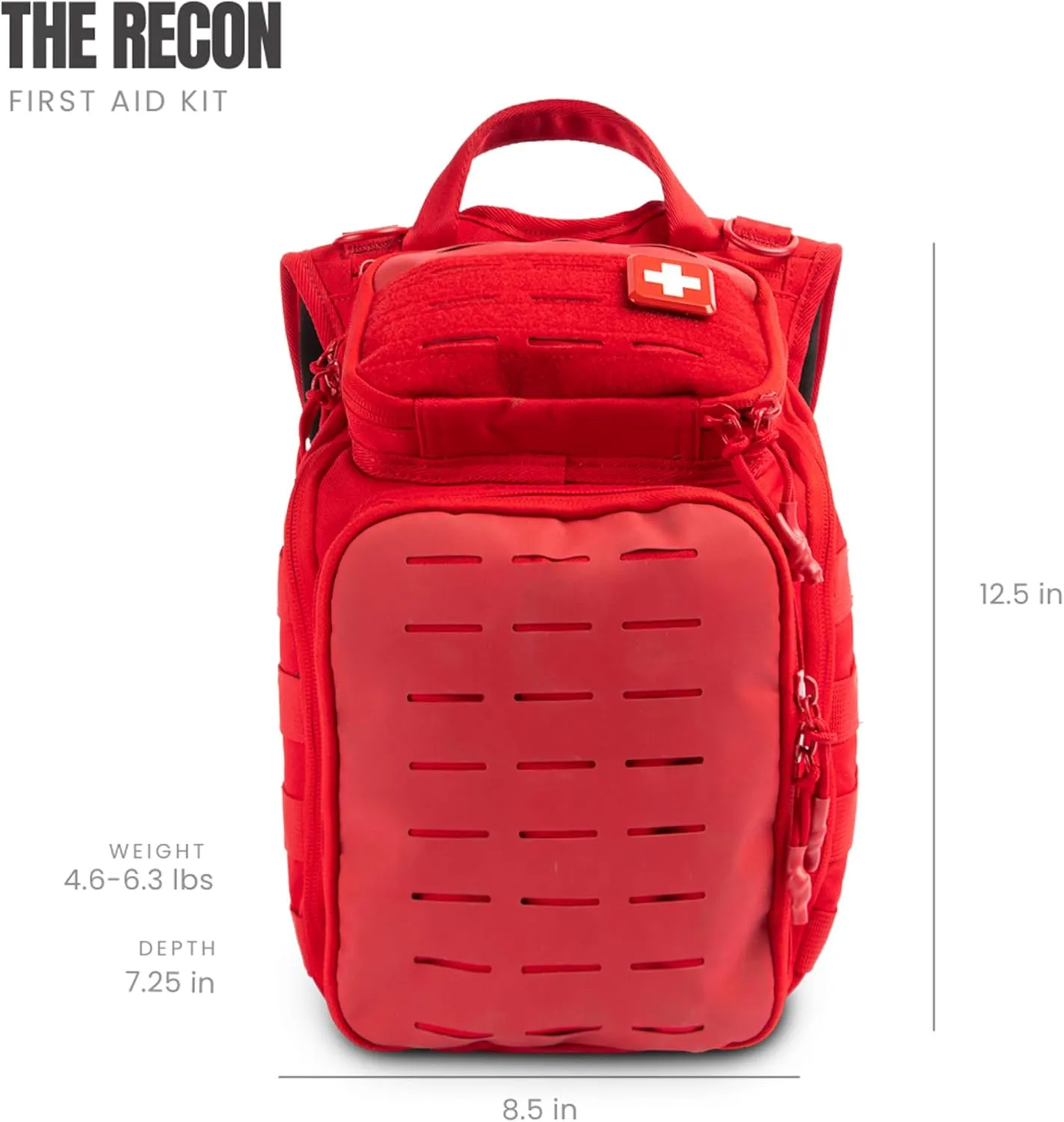 My Medic Recon PRO - HSA FSA First Aid Kit - 250  First Aid and Survival Essentials, Supplies, & Must Have IFAK for Home, Car, Office or Business - Red