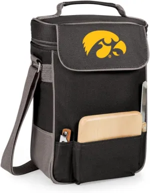 NCAA Duet Insulated Wine and Cheese Tote with Team Logo