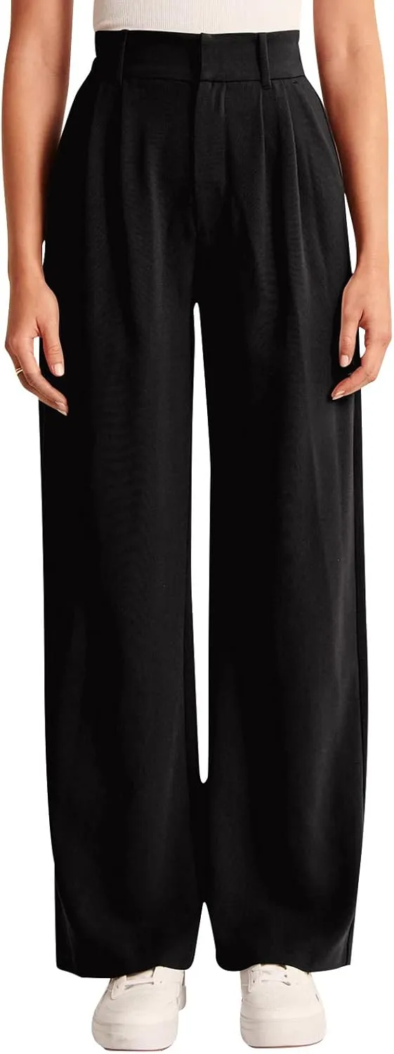 NIMIN High Waisted Work Pants for Women Business Casual Outfits 2025 Office Dress Pants Trousers with Pockets