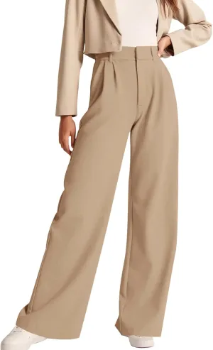 NIMIN High Waisted Work Pants for Women Business Casual Outfits 2025 Office Dress Pants Trousers with Pockets
