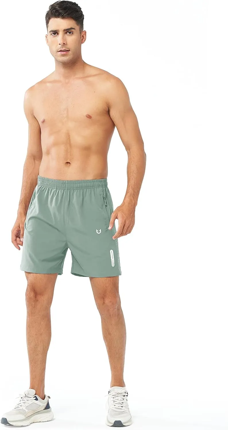 NORTHYARD Men's Athletic Running Shorts Quick Dry Workout Shorts 7"/ 5"/ 9" Lightweight Sports Gym Basketball Tennis Hiking