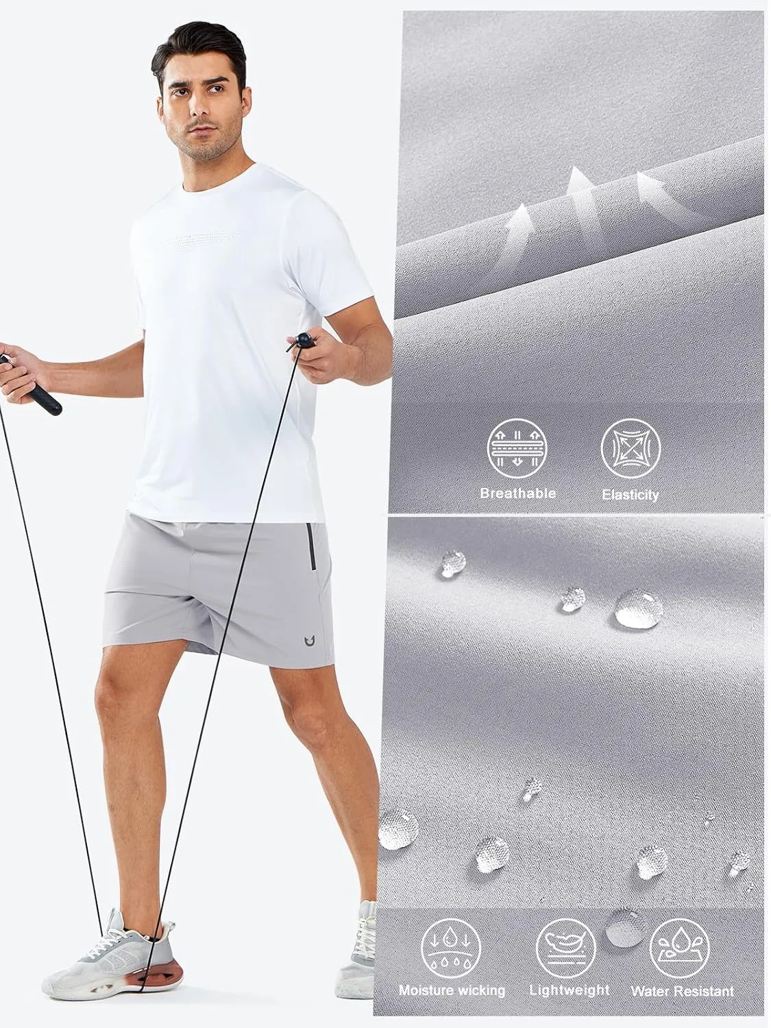 NORTHYARD Men's Athletic Running Shorts Quick Dry Workout Shorts Lightweight Sports Gym Basketball 7"/ 9"/ 5" Hiking Tennis