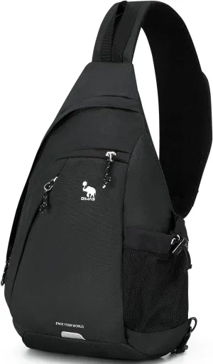 OIWAS One Strap Backpack for Men Single Strap Backpack Sling Bag Crossbody Shoulder Daypack for Boys Women