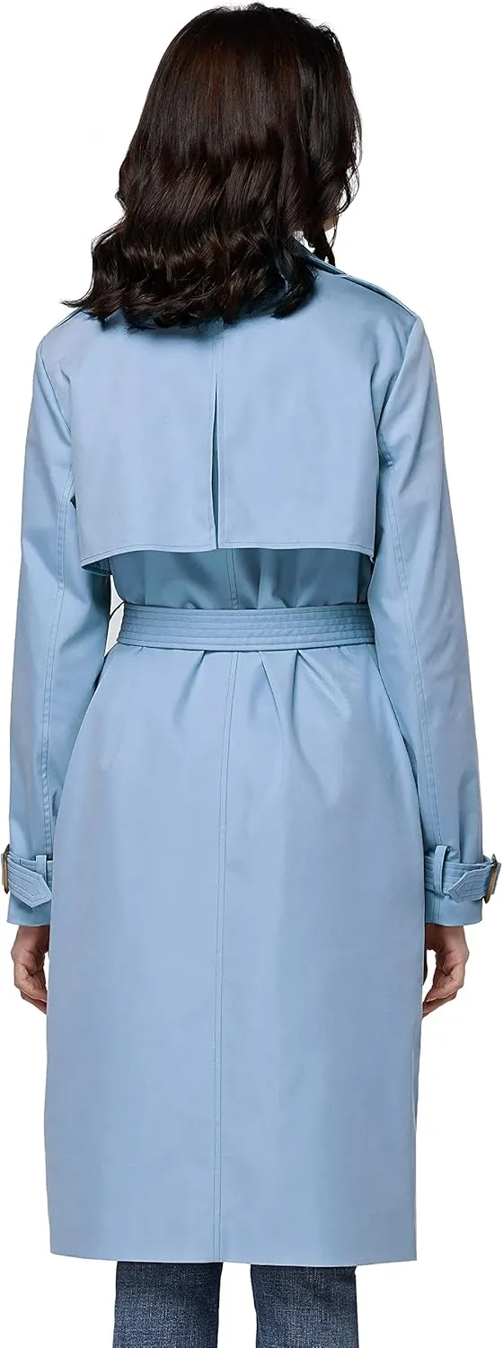 Orolay Women's 3/4 Length Double Breasted Trench Coat Lapel Jacket with Belt