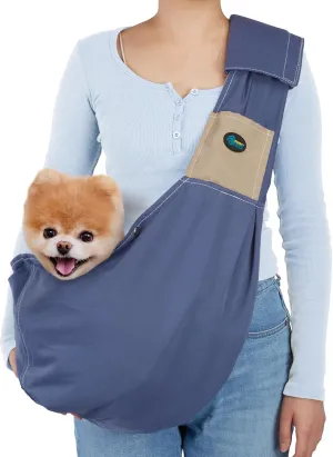 OWNPETS Pet Dog Sling Carrier, Cat Travel Bag, Pet Soft Pouch and Tote Design, Adjustable Shoulder Strap Hands Free Safe-Suitable for Puppy, Small Dogs Cats Outdoor