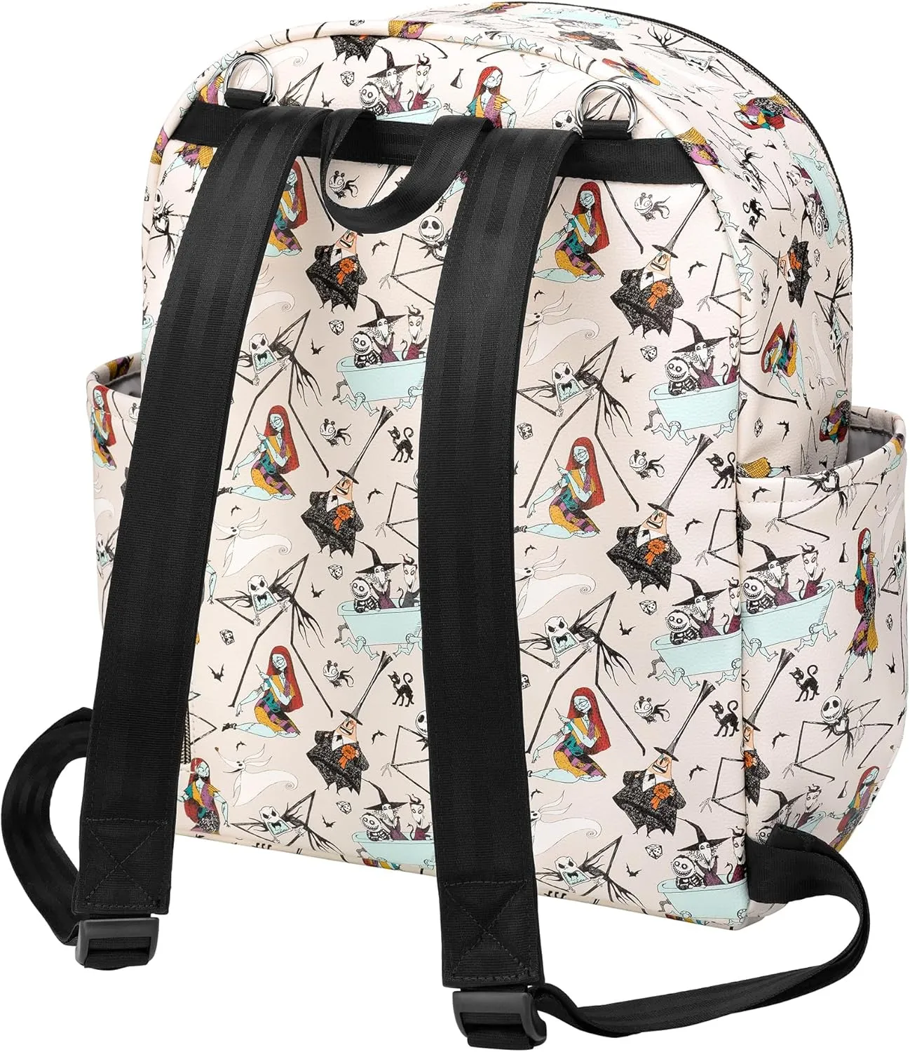 Petunia Pickle Bottom Ace Backpack - Multi-Function Diaper Bag with Insulated Pockets and Changing Pad - Wide Zip-top for Easy Access to Contents - Halloween Town