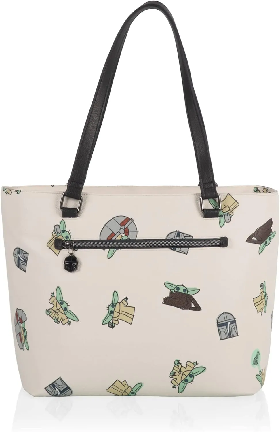PICNIC TIME Disney Lilo & Stitch Uptown Cooler Tote Bag, Insulated Lunch Bag, Stylish Beach Bag Soft Cooler, (Black)