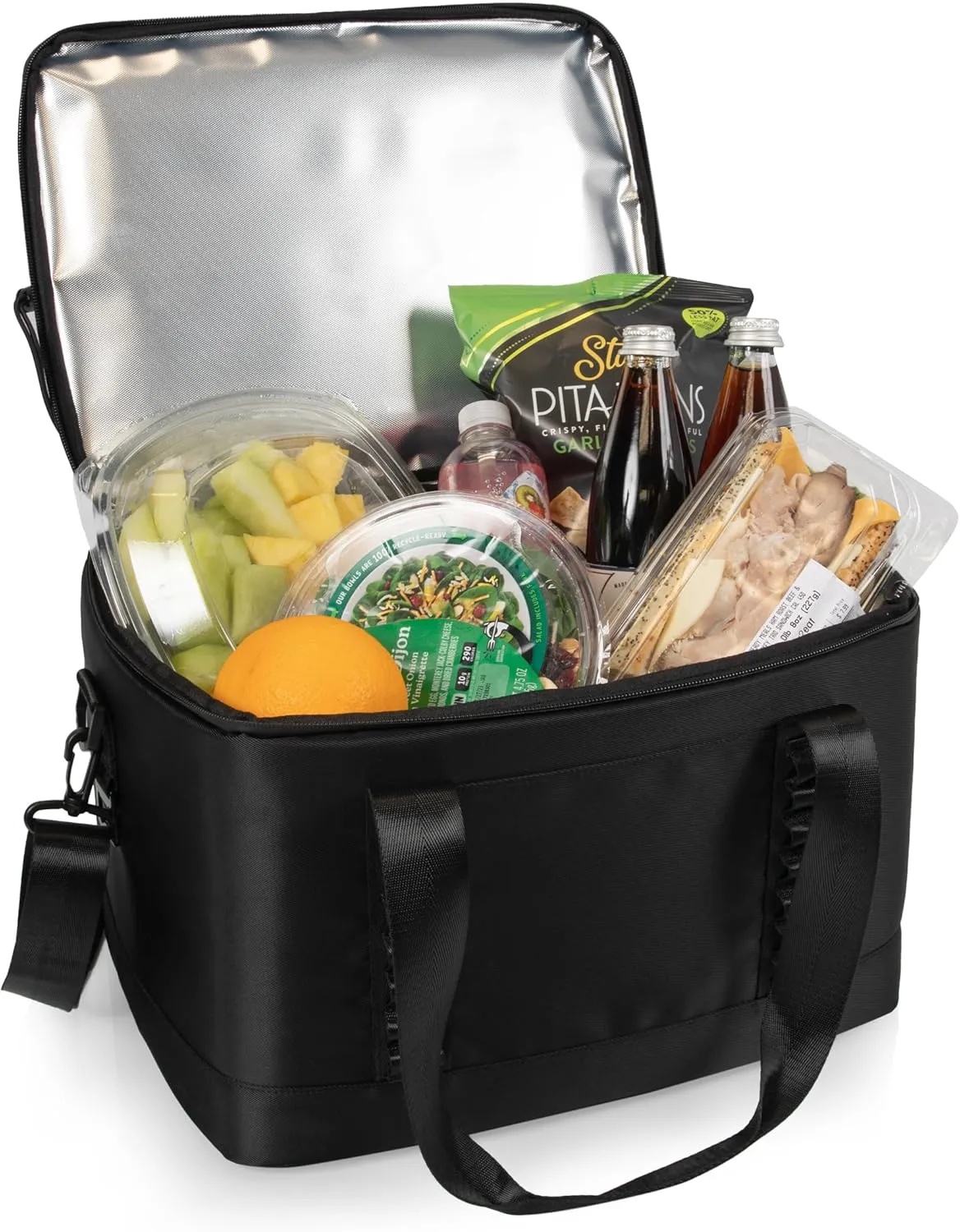 PICNIC TIME NCAA Cal Bears Tarana Superthick Cooler Bag with Shoulder Strap, Insulated Soft Cooler, Beach Cooler, Camping Cooler, Picnic Cooler, (Black)