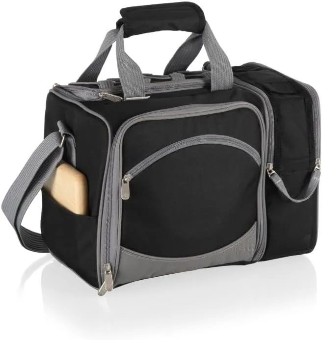 Picnic TIME NCAA Malibu Cooler Picnic Basket - Insulated Cooler Tote with Picnic Set
