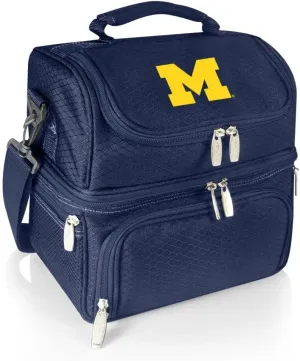 PICNIC TIME NCAA Nebraska Cornhuskers Pranzo Lunch Bag - Insulated Lunch Box with Picnic Set - Lunch Cooler Bag