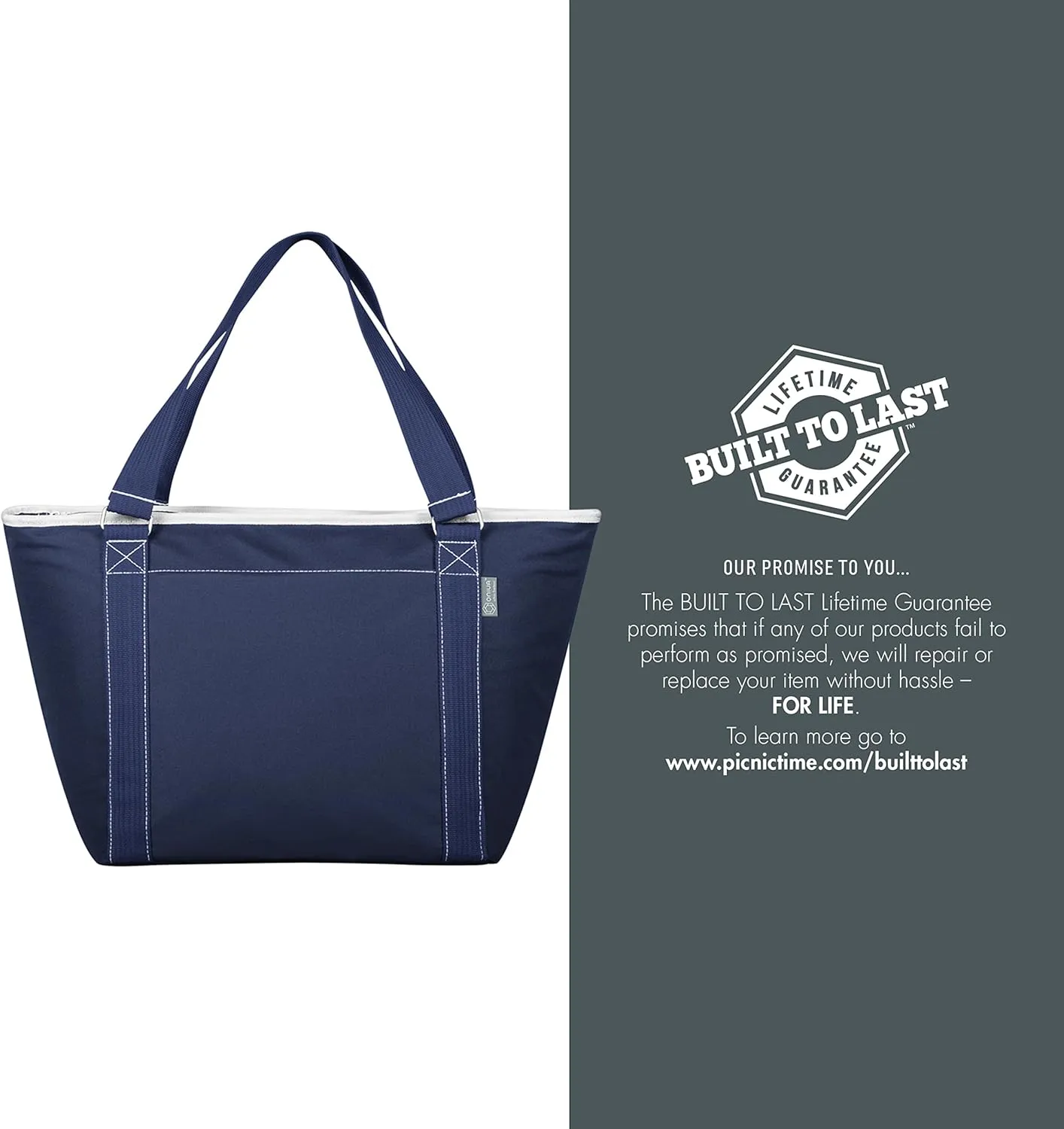 PICNIC TIME NCAA Unisex-Adult NCAA Topanga Tote Cooler Bag, Soft Cooler Bag, Picnic Cooler