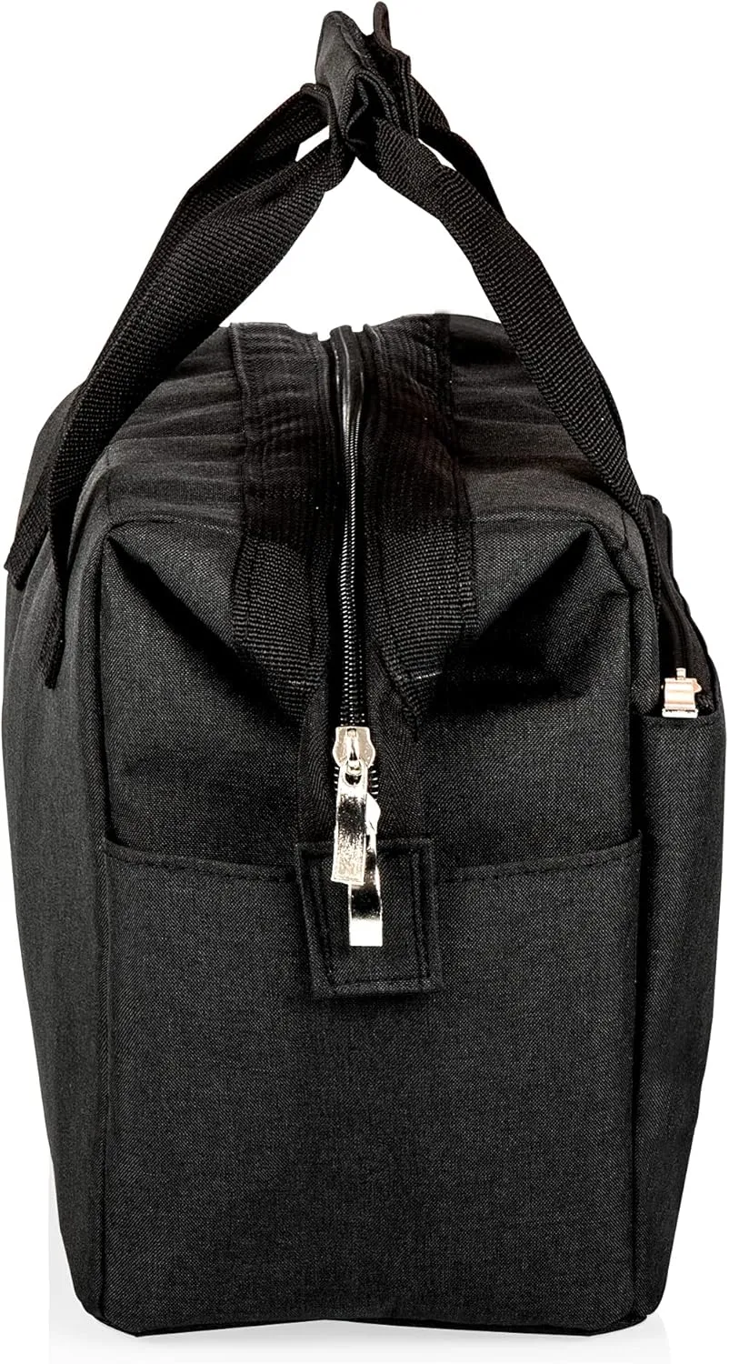 PICNIC TIME NFL Mickey Mouse On The Go Lunch Bag - Soft Cooler Lunch Box - Insulated Lunch Bag, (Black)