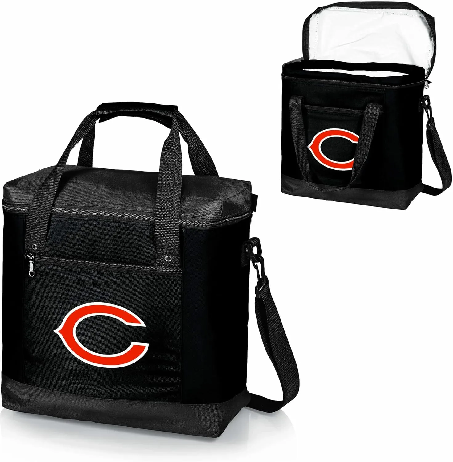 PICNIC TIME NFL Montero Tote Cooler Bag - Soft Cooler Bag - Picnic Tote, (Black)