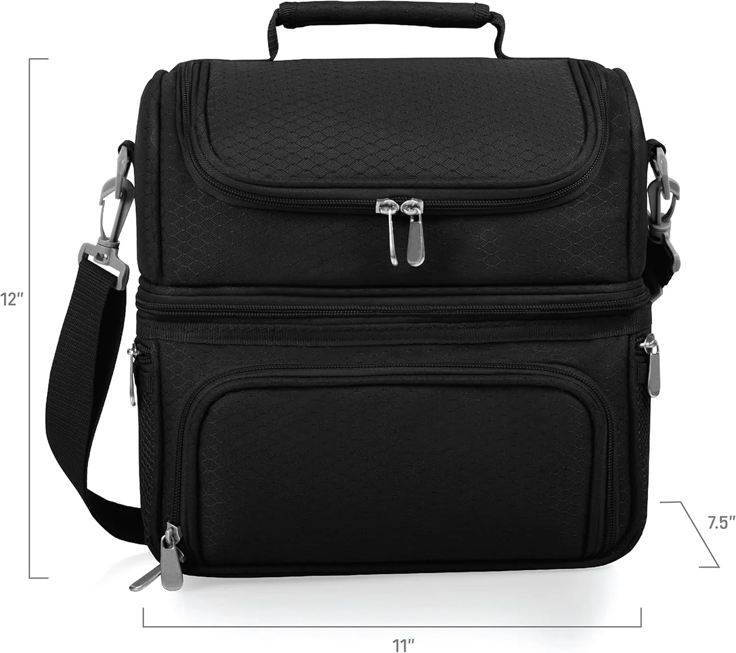 PICNIC TIME NFL unisex-adult NFL Pranzo Lunch Bag, Insulated Lunch Box with Picnic Set, Lunch Cooler Bag