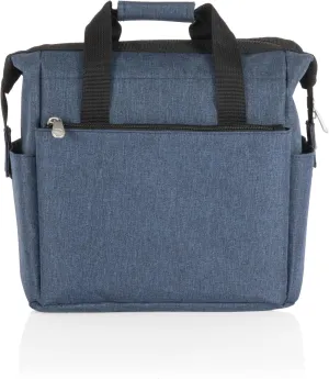PICNIC TIME - On The Go Lunch Bag - Soft Cooler Lunch Box - Insulated Lunch Bag, (Navy Blue)