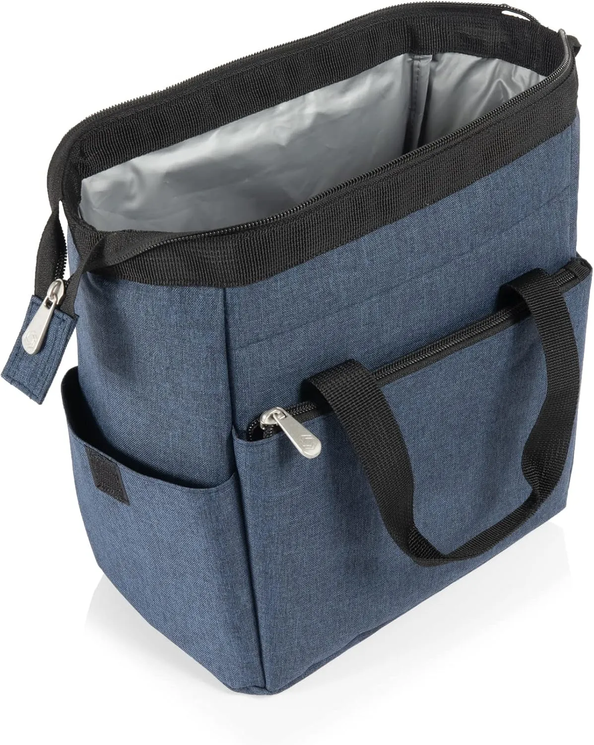 PICNIC TIME - On The Go Lunch Bag - Soft Cooler Lunch Box - Insulated Lunch Bag, (Navy Blue)
