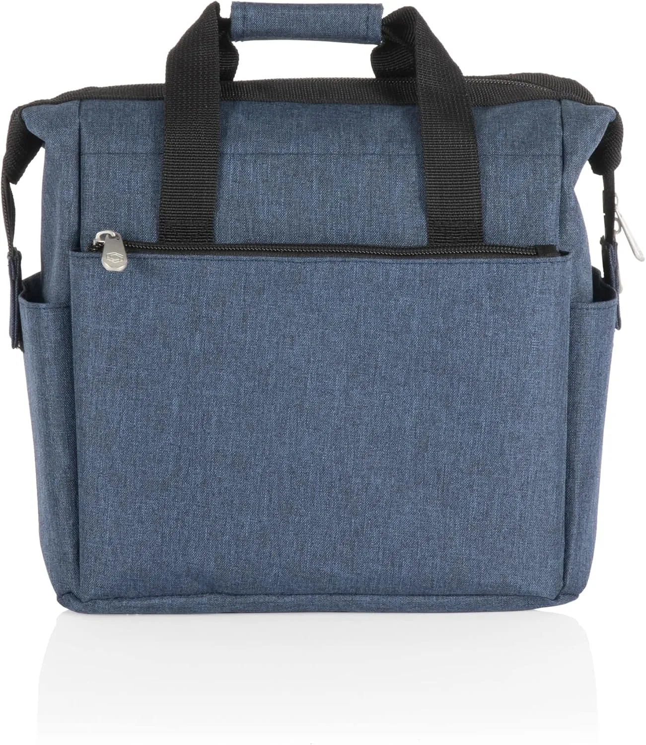 PICNIC TIME - On The Go Lunch Bag - Soft Cooler Lunch Box - Insulated Lunch Bag, (Navy Blue)