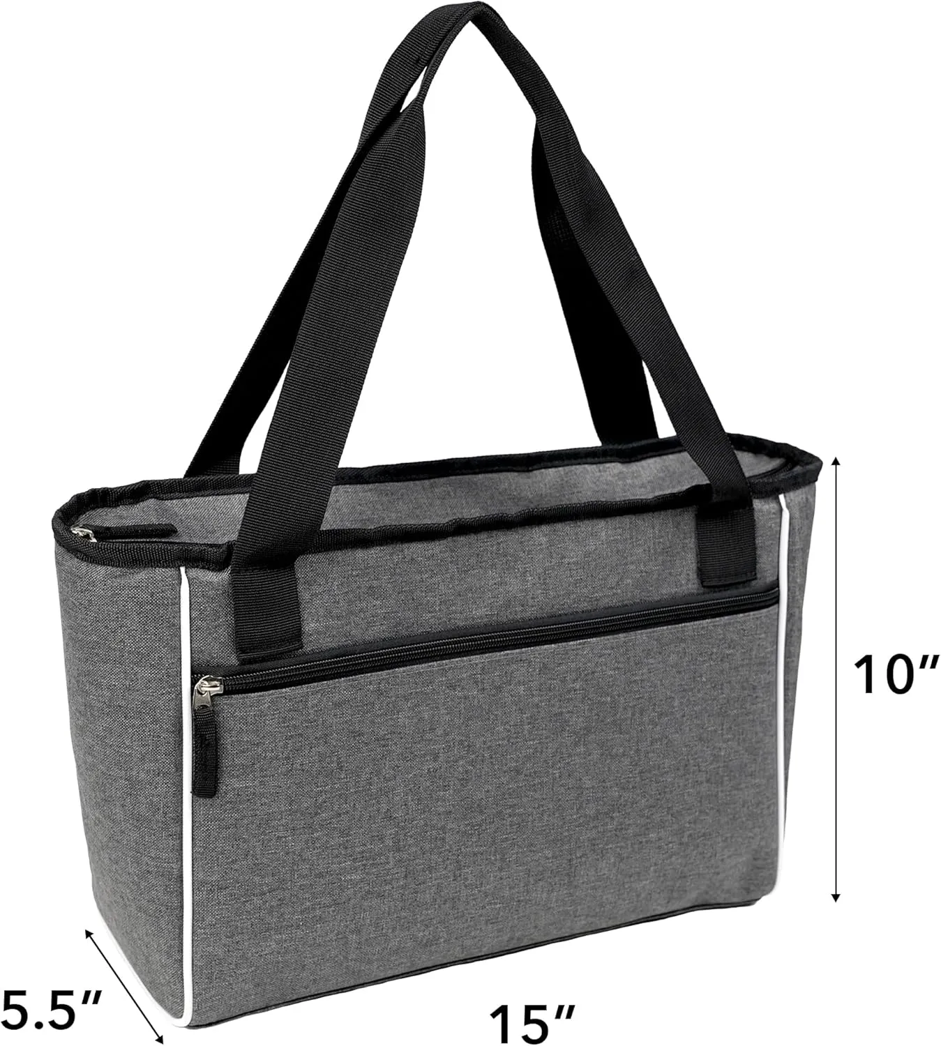 Popfunk Master Collection Soft Sided Insulated Tote Cooler Bag,Lightweight,Thermal and Reusable - Grocery, Picnic,Work