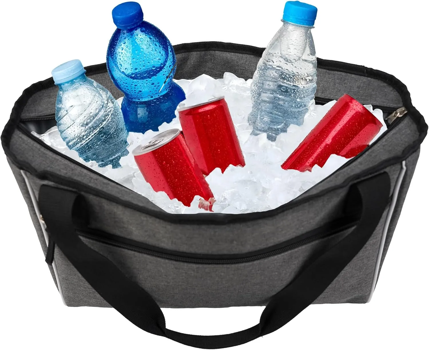 Popfunk Master Collection Soft Sided Insulated Tote Cooler Bag,Lightweight,Thermal and Reusable - Grocery, Picnic,Work