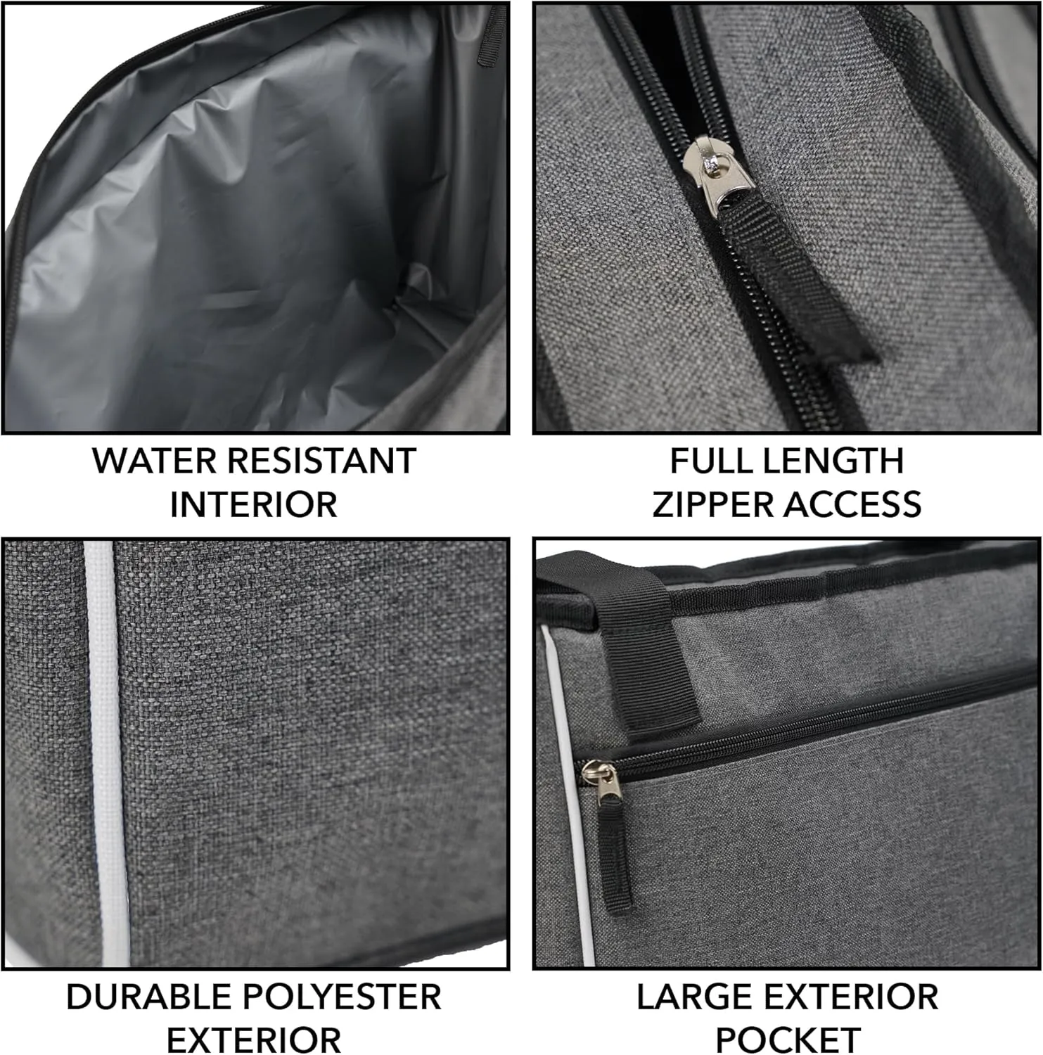 Popfunk Master Collection Soft Sided Insulated Tote Cooler Bag,Lightweight,Thermal and Reusable - Grocery, Picnic,Work