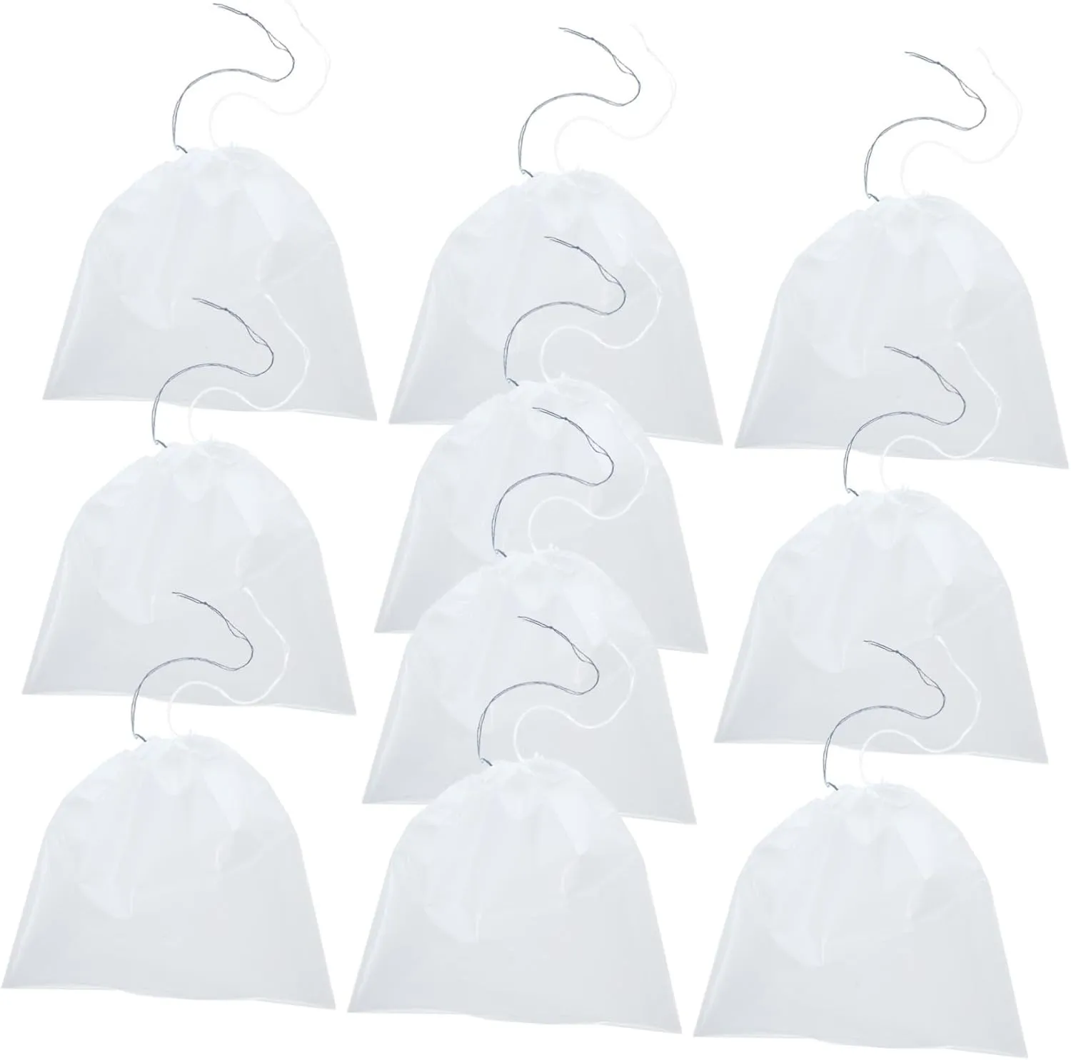 Portable Sanitation Pouches 10pcs Vomiting Bags Puke Bag for Travel Outdoor Camping
