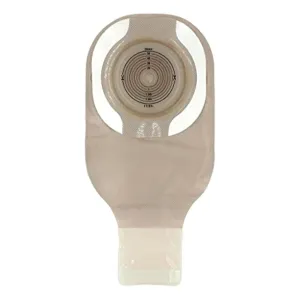 Premier Ostomy Pouch Drainable up to 2.125" Stoma 12"L 1pc System Beige 89511, 5 Ct