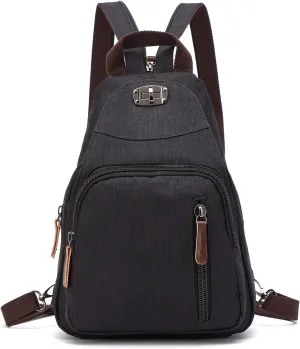 Retro Sling Chest Backpack Multipurpose Crossbody Shoulder Bag