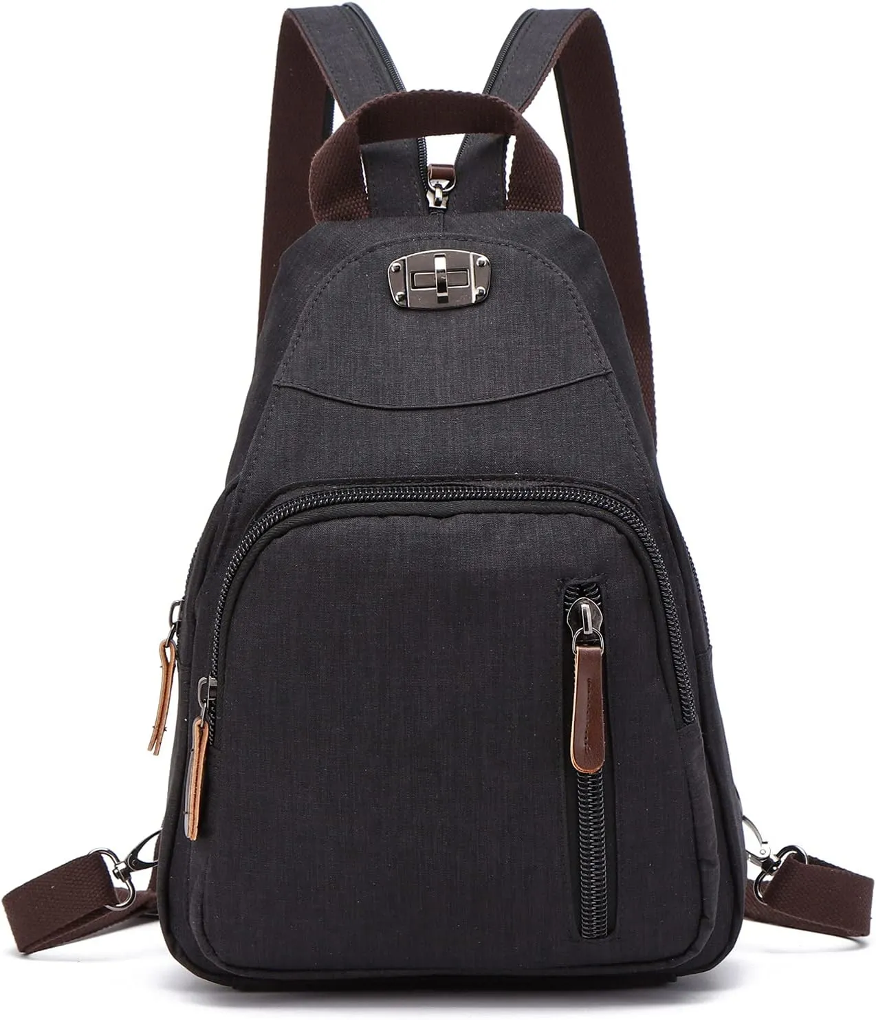 Retro Sling Chest Backpack Multipurpose Crossbody Shoulder Bag