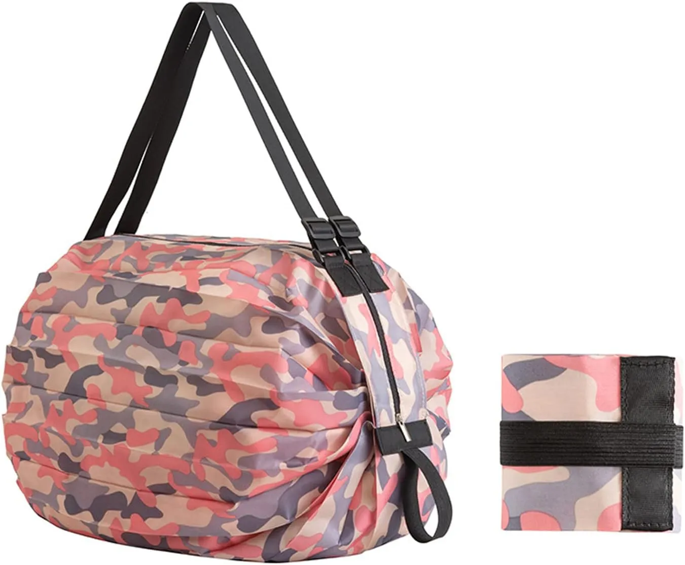 Reusable Shopping Bag Foldable Grocery Storage Tote Bag Waterproof Oxford Cloth Portable Duffle