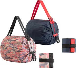 Reusable Shopping Bag Foldable Grocery Storage Tote Bag Waterproof Oxford Cloth Portable Duffle