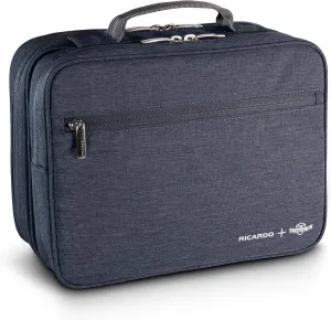 Ricardo Beverly Hills Essentials 5.0 Deluxe Travel Organizer with Polygiene StayFresh, Odor-Controlling Toiletry Bag, Airplane Travel Essentials & Bag Organizer, Vacation and Cruise Gear, 12" High