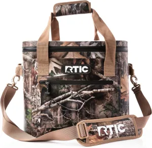 RTIC Ultra-Tough Soft Cooler 30 Can, Insulated Bag Portable Ice Chest Box for Lunch, Beach, Drink, Beverage, Travel, Camping, Picnic, Car, Trips, Floating Cooler Leak-Proof with Zipper