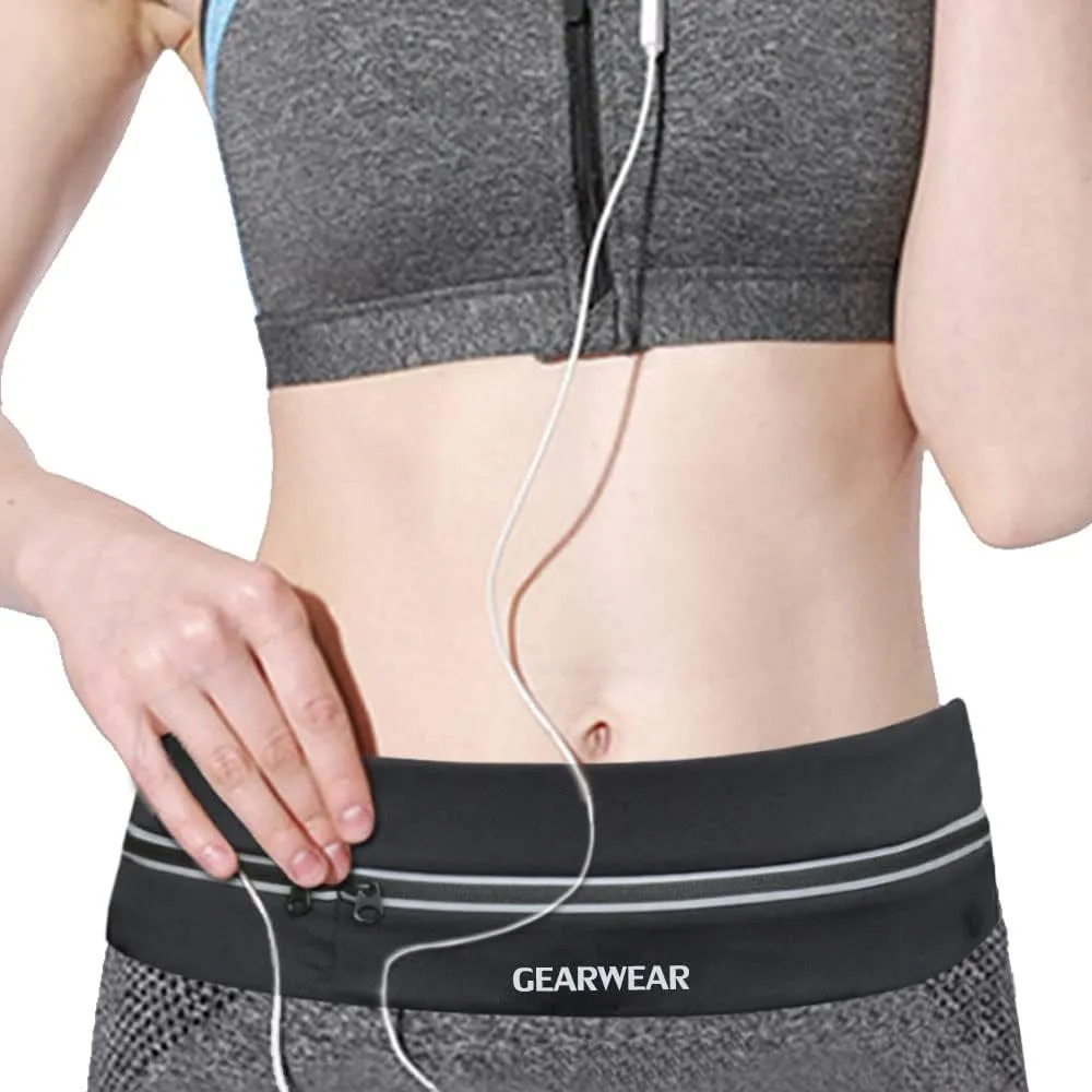 Running Belt | Runner Fanny Pack for Women and Men | Adjustble Waist Band Pack for Storage Phone