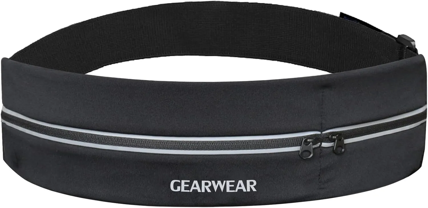 Running Belt | Runner Fanny Pack for Women and Men | Adjustble Waist Band Pack for Storage Phone