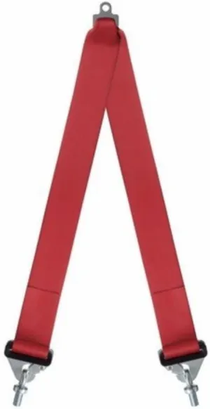 'Sabelt sb414853me Crotch Strap Adjustable Length in Type V Mounting with 7/16 EYE BOLT Included, Red