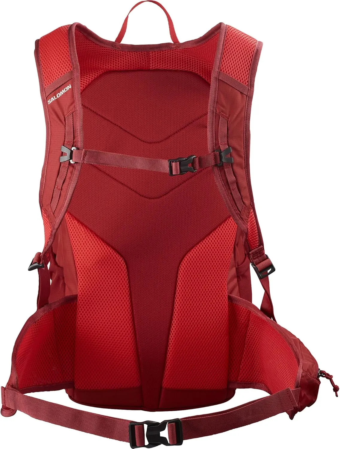 Salomon Unisex Trailblazer 20, Hiking & Trekking Backpack, 20-Liter - RED Dahlia / HIGH Risk RED - 20