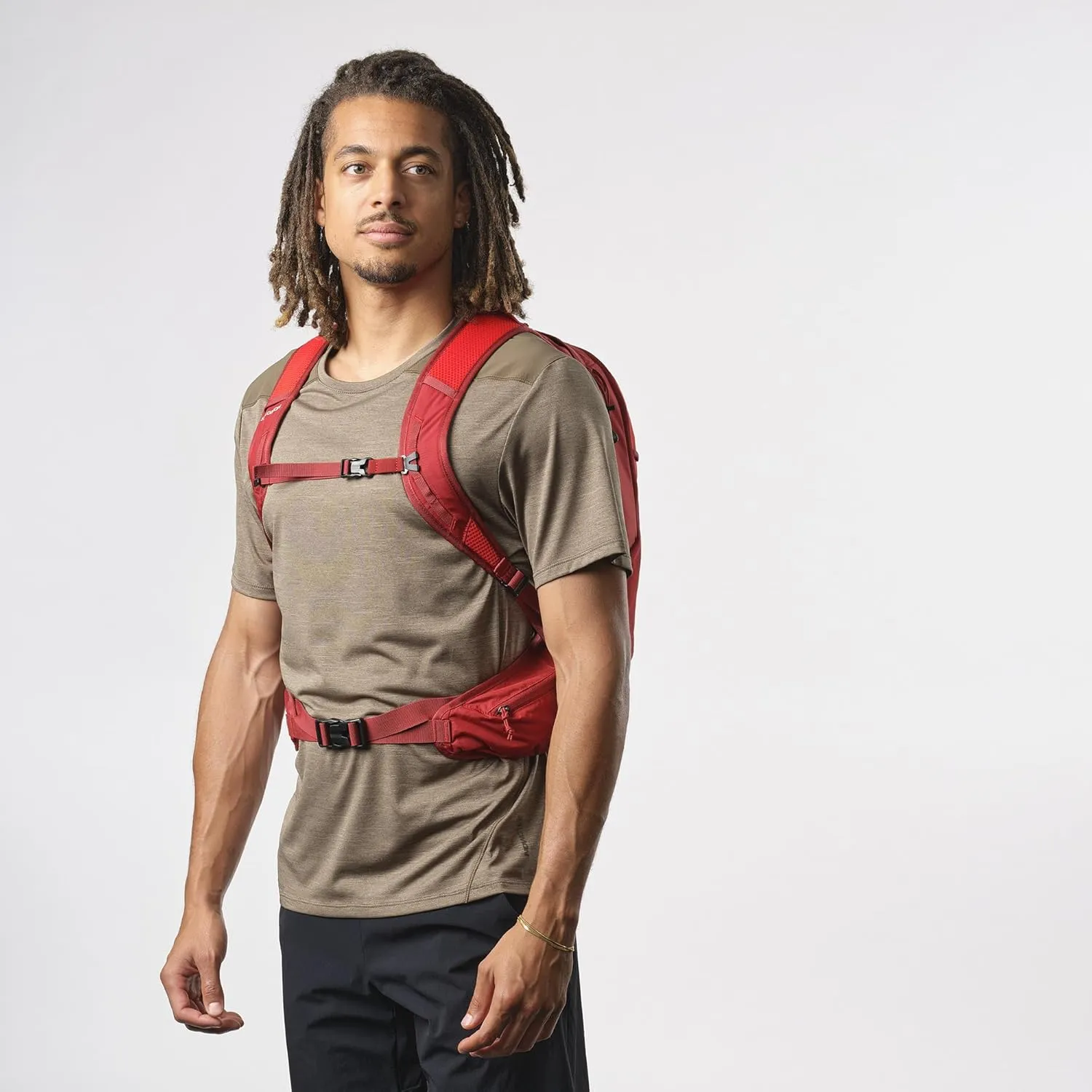 Salomon Unisex Trailblazer 20, Hiking & Trekking Backpack, 20-Liter - RED Dahlia / HIGH Risk RED - 20