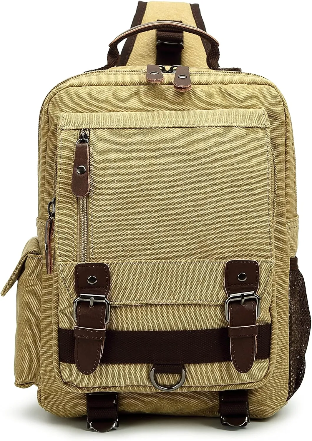 Sechunk Canvas Messenger Bag Sling Bag Crossbody Bag Shoulder Bag Retro Cross Body Handbags