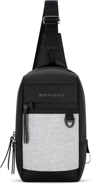 Sherpani Metro, Anti Theft Sling Bag, Sling Backpack, 5L Travel Bag, Chest Bag, Women Shoulder Sling Purse, Crossbody Backpack, Sling Pack, Metal Hardware, Travel Gift for Mothers Day 2025 (Sterling)