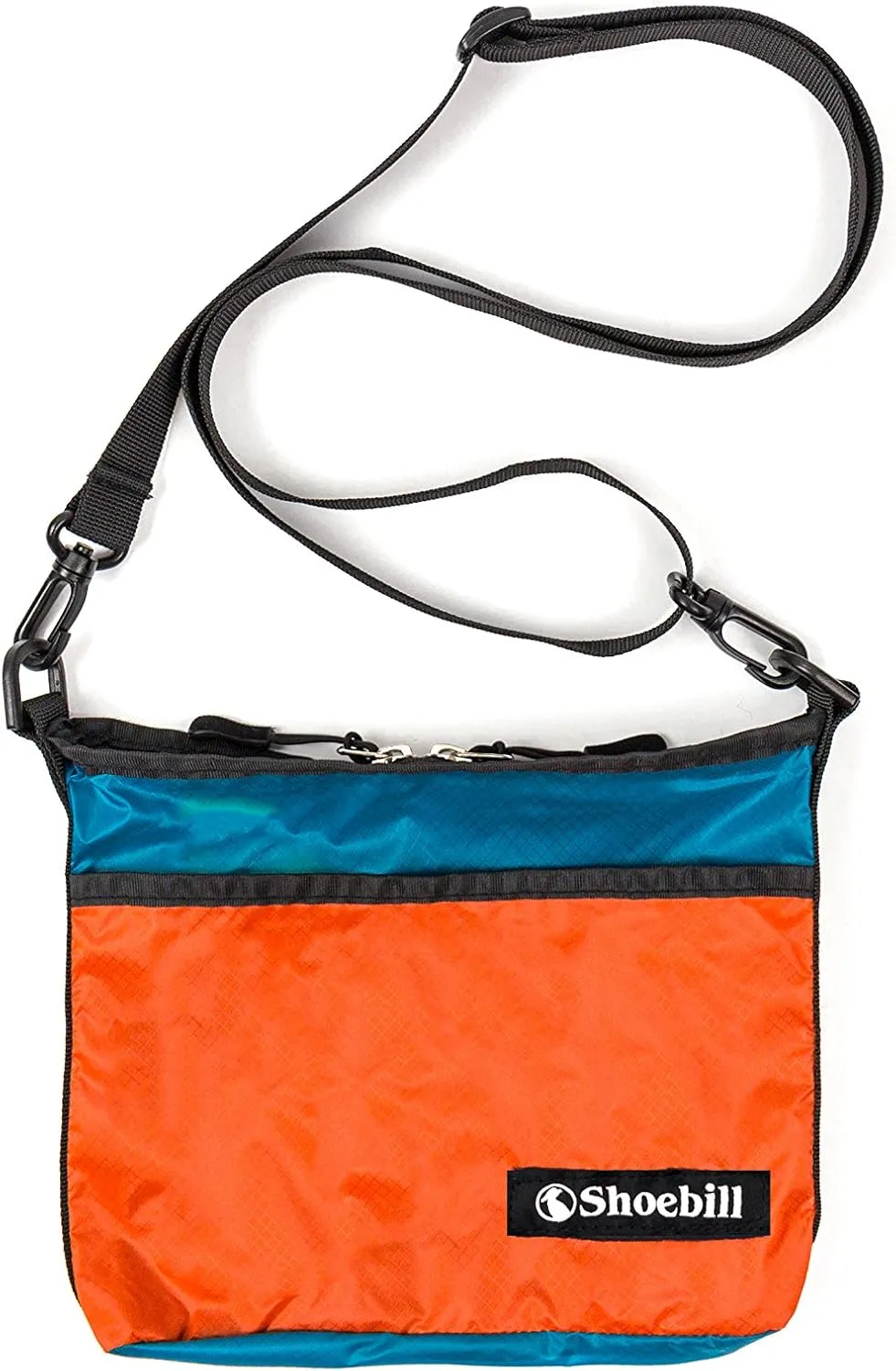 Shoebill Small Crossbody Bag Sacoche bag Light Weight1.5L Nylon for Men and Women