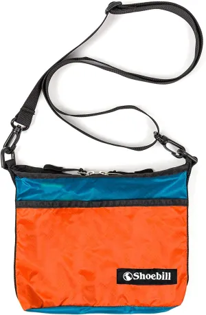 Shoebill Small Crossbody Bag Sacoche bag Light Weight1.5L Nylon for Men and Women