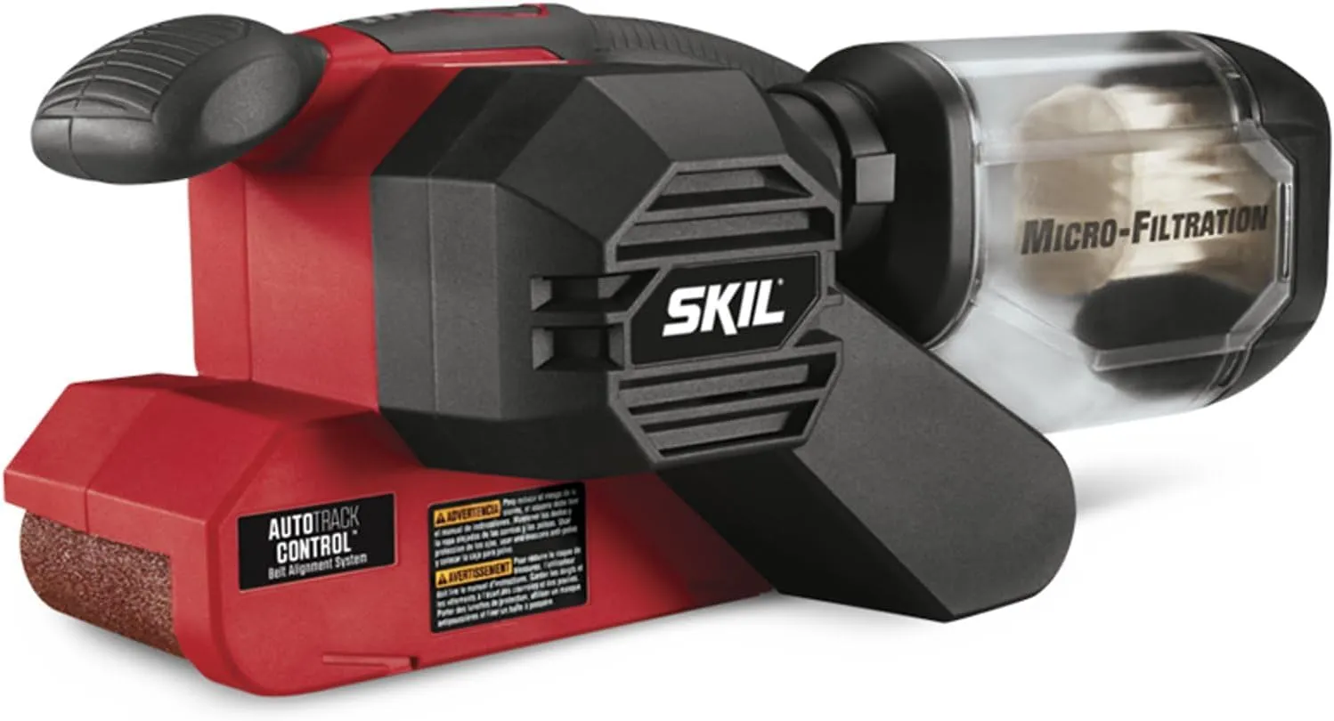 Skil 7510-01 120 Volt 3-InchX 18-InchBelt Sander,Red