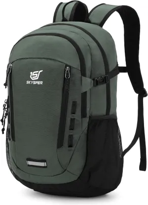SKYSPER Hiking Backpack 30L Lightweight Travel Backpack Hiking Day Pack for Men Women(Green)