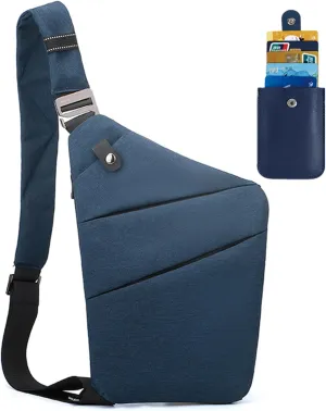 Slim Carry, The Slim Carry Sling Bag, Anti Theft Crossbody Bag Travel Personal Flex Bag for Men Women