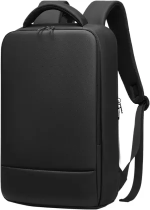 Slim Laptop Backpack for Men 15.6 inch Business Computer Backpack with Compartment Waterproof Anti-Theft Aesthetic Compact Bag for Travel Work College