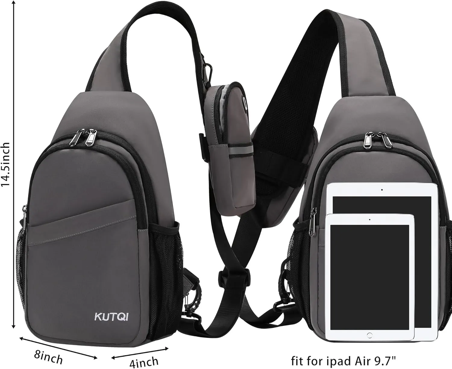Sling Backpack Crossbody Sling Bag for Women Men Multipurpose Travel Essentials Hiking Chest Bag Daypack
