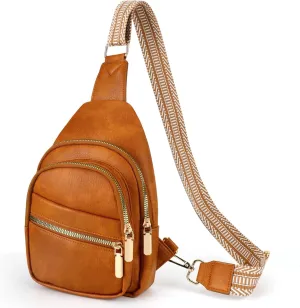 Sling Bag, Crossbody Bags for Women, Faux Leather Fanny Pack Cross Body Bag, Purses for Women Trendy