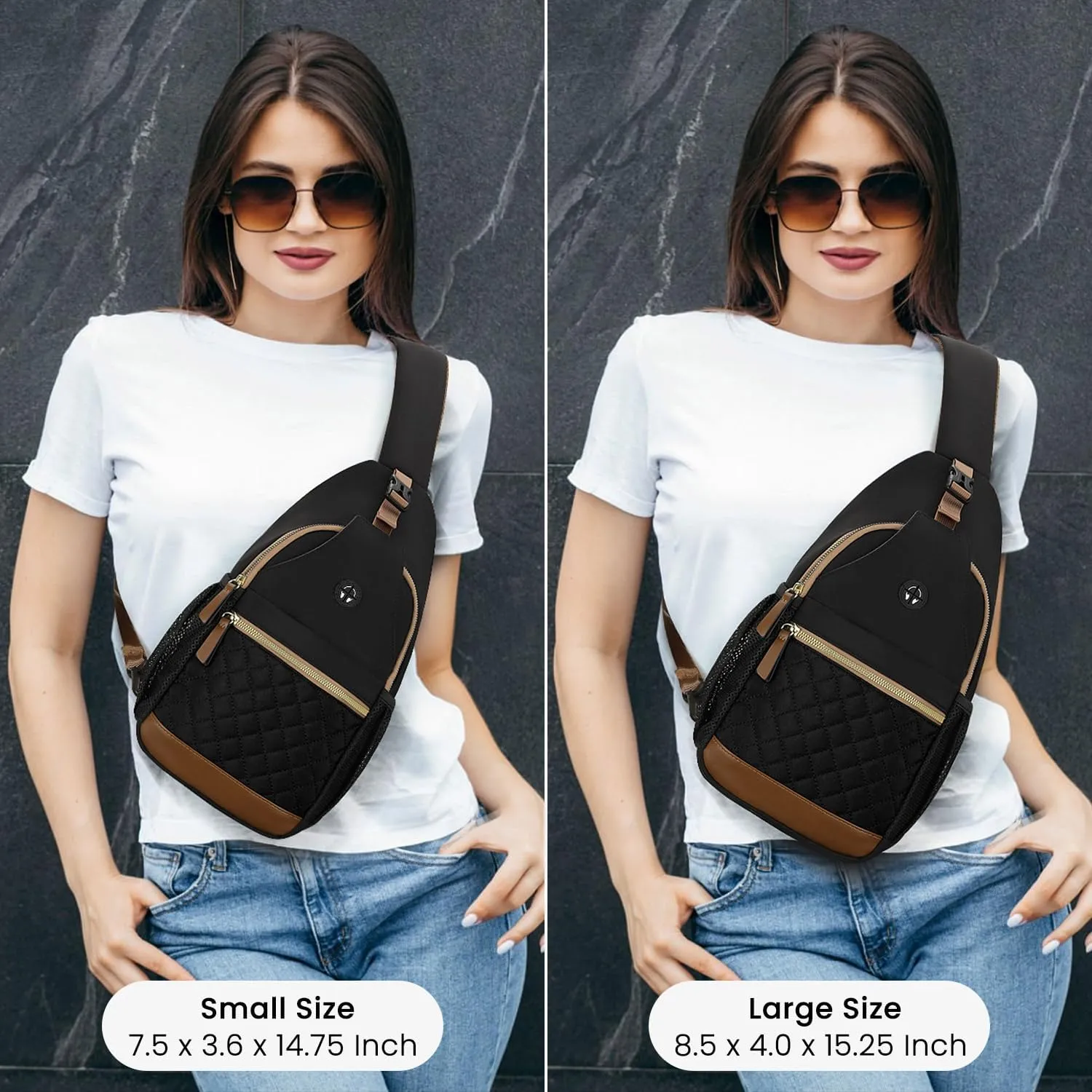 Small Crossbody Purses Bags for Women Men Travel, Chest Sling Bag Women Casual Cross Body Bag for Woman Sling Backpack