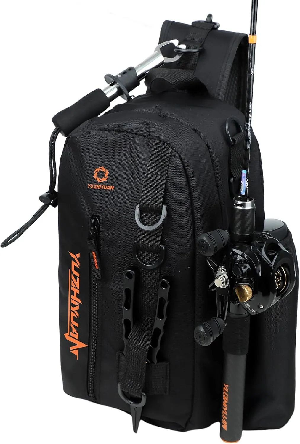Small Fishing Bag with Rod Strap, Portable & Lightweight, Fish Small Tackle bag – Fits Tackle Boxes & Gear,Move Freely, Cast Smoothly - Fishing Gifts for Men