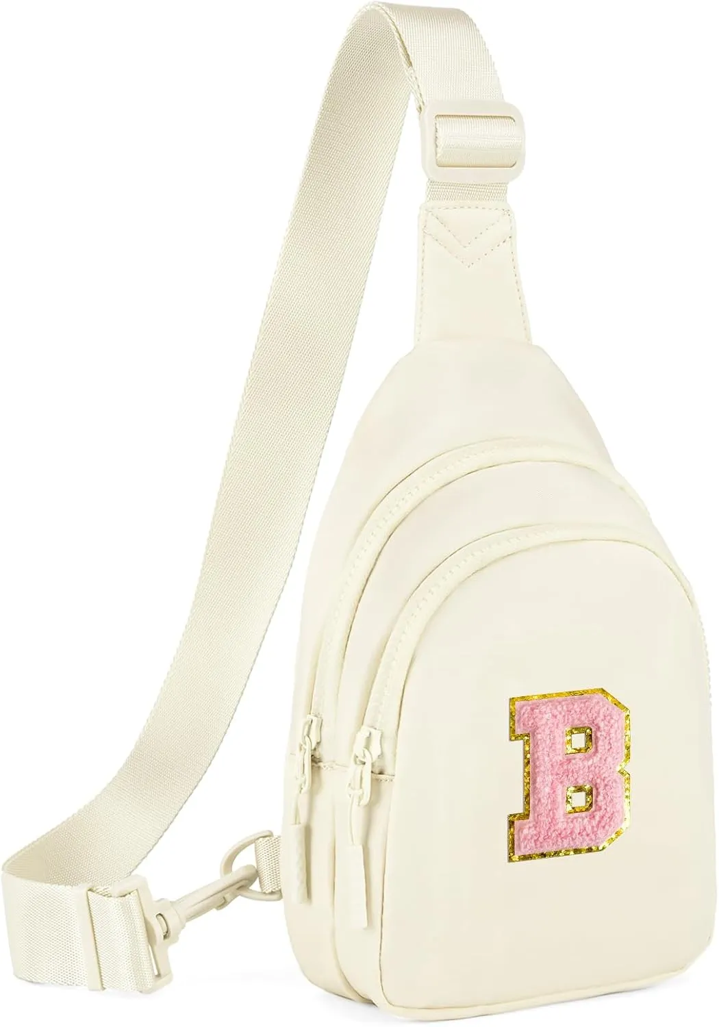Small Initial Sling Bag for Girls & Women - Cute Crossbody Fanny Pack Gift